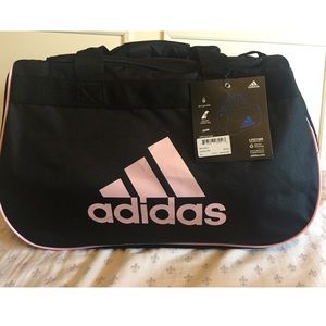 New with tag Pink and black Adidas duffel bag